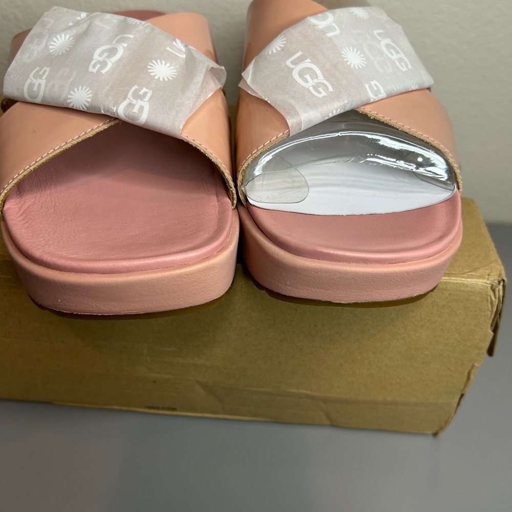 🌸”UGG” NWB Emily LA Sunset Pink  Slip-on/Slide Sandals Size 9 🌸 - Picture 6 of 9